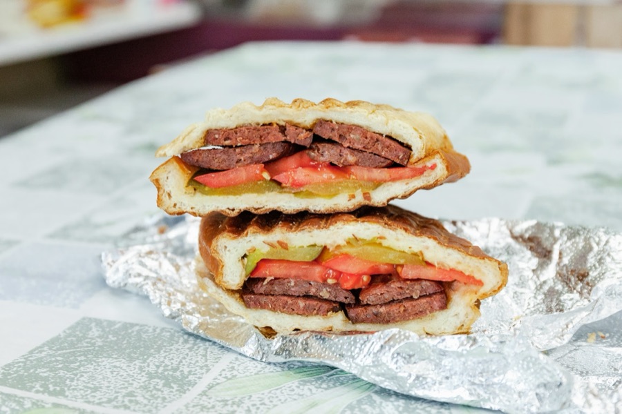 Losh kebab sandwich