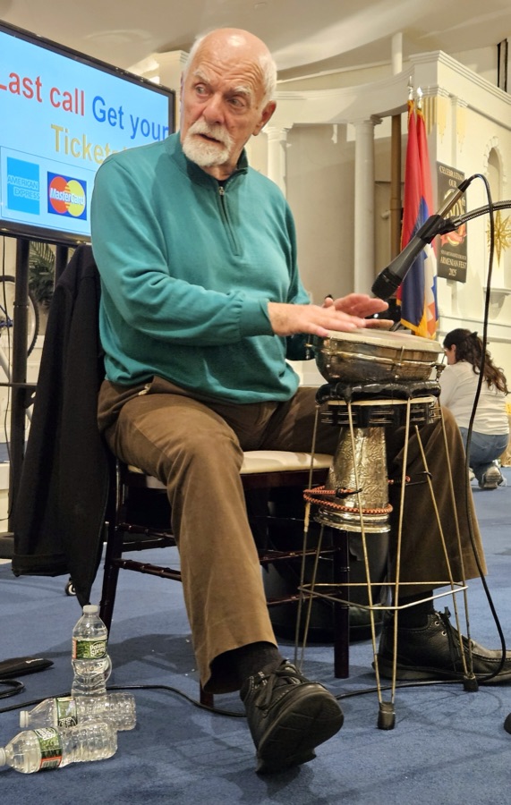 Musicians playing clarinet and oud